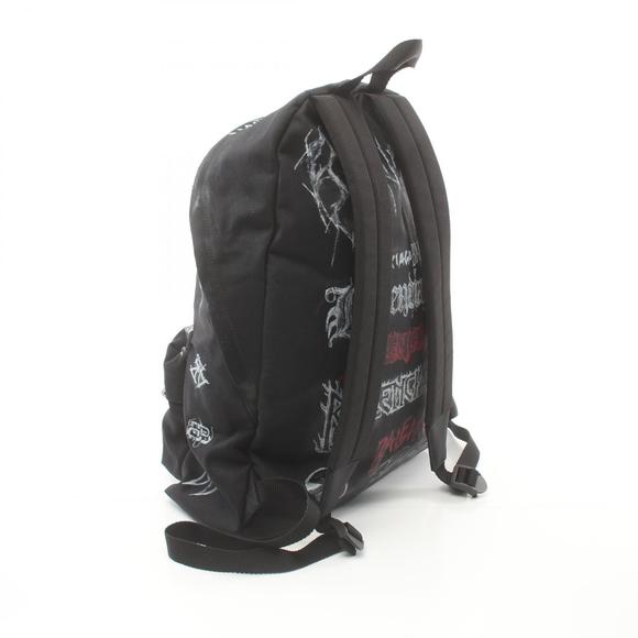 Balenciaga Nylon Rucksack Backpack Black Allover Explorer Multicolor - Picture 1 of 5